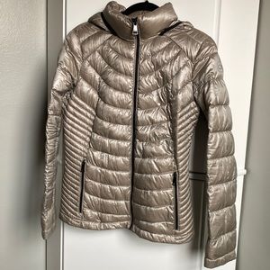 Calvin Klein pewter down jacket - medium (but runs small)